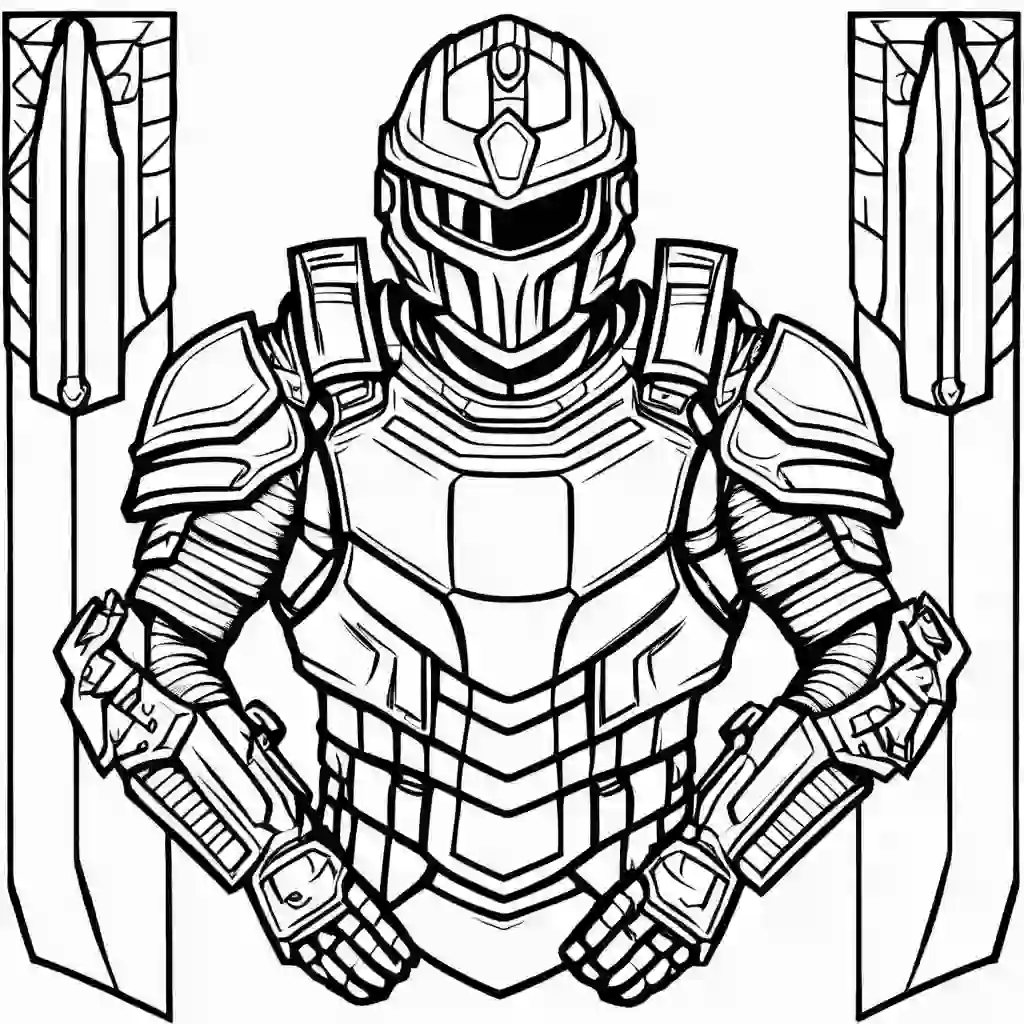Body Armor coloring pages